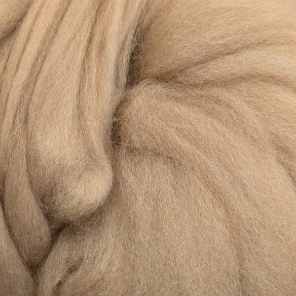 06. 100g Roving - Alpaca Santiago - Dark fawn