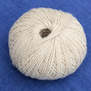 Holly Hagg Alpaca yarn fleece in a ball from our alpaca Gordon